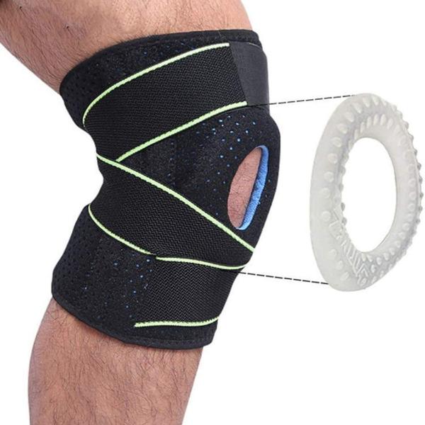Silicone Knee Band with Straps